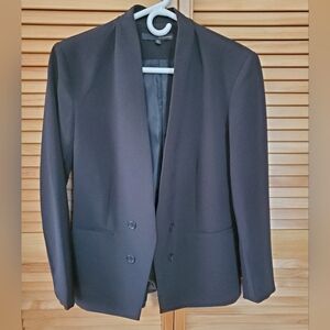 Black Mid Length Blazer